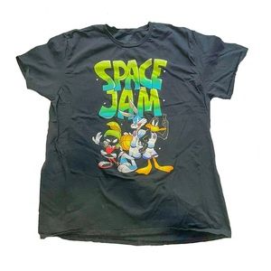 Space Jam XL Black T-shirt